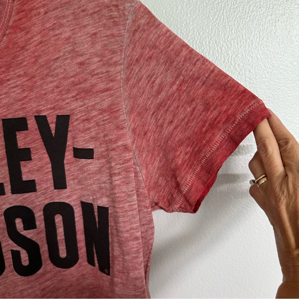Harley-Davidson Women's Jersey Applique Tee - Picture 5 of 6